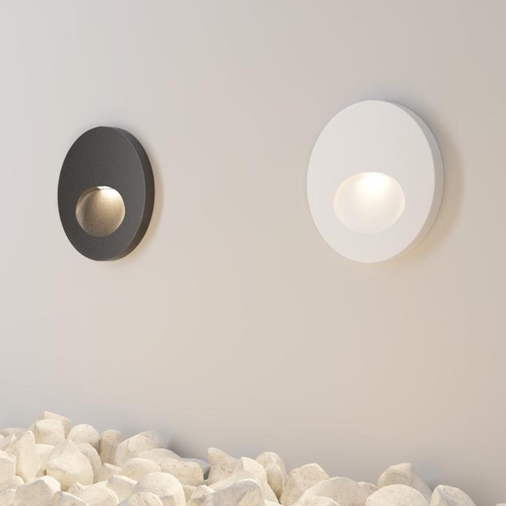 Produktbild Maytoni Bil LED Treppenbeleuchtung 3W Weiss IP54 Warmweiss (60 lm)