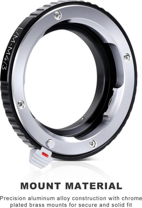 Actual product image K&F Concept High Precision Lens Adapter Mount, LM-M4/3