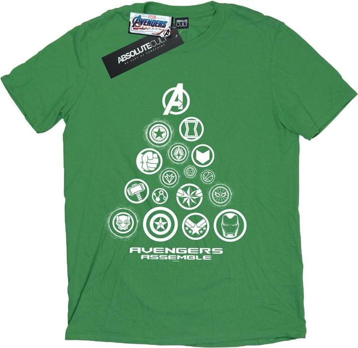 Avengers Endgame Pyramid Icons TShirt (L)