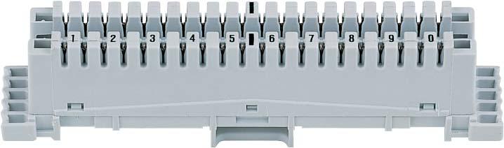 Produktbild Corning LSA-Plus2 Trennleiste DE620045745 f.10DA mit Farbcode Fernmeldeleiste 4059496521311