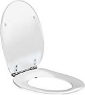 Produktbild Pressalit Toiletsaede Dania med låg, hvid, Institutionsbeslag, lang, rustfri