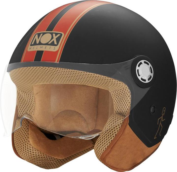 Nox jet motorcycle helmet n 210 evo (55 - 56 cm, S)