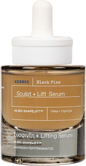 Actual product image Korres Black Pine 4D BioShapeLift™ Sculpt + Lift Serum (30 ml)