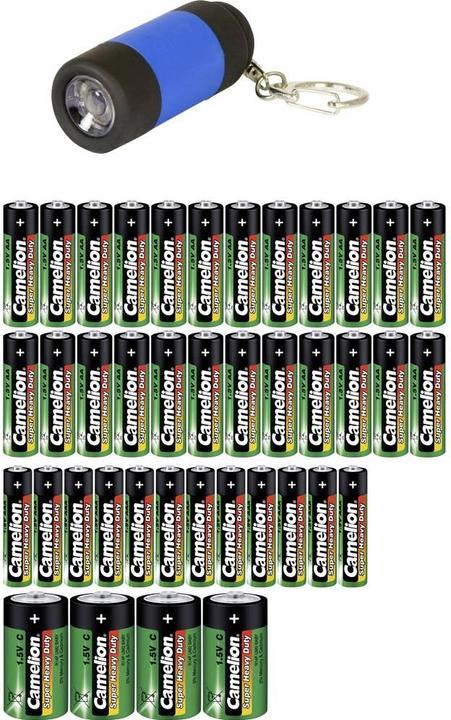 Camelion Set de piles Micro, Mignon, Ba (40 pcs, AAA, AA)