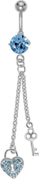 Produktbild Bijouteria Bauchpiercing (Messing, Chirurgenstahl, Kristall)