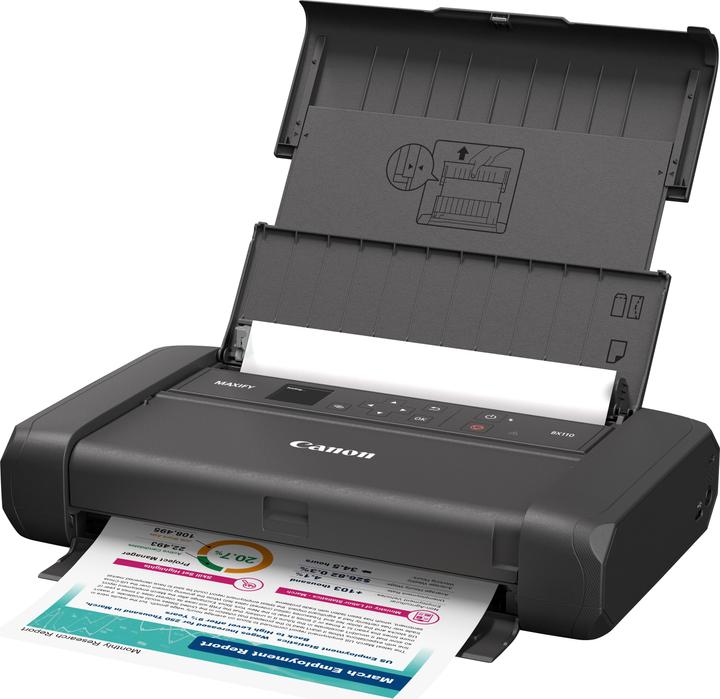 Image du produit Canon Maxify BX 110 avec batterie (Encre, Couleur)
