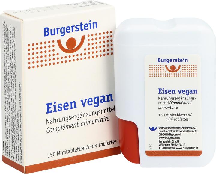 Produktbild Burgerstein Eisen vegan (150 Stück, Tabletten, 115 g)