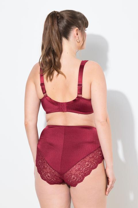 Produktbild Ulla Popken Minimizer-BH, Satin, Spitze, ohne Bügel, Cup C - F (85 D)