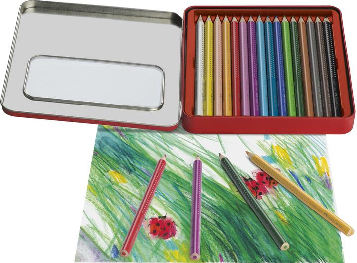Produktbild Faber-Castell Jumbo Grip (Mehrfarbig, 16 x)