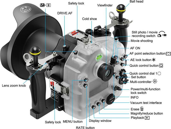 Produktbild Seafrogs SC-50 Camera Housing EOS-R3 (body)
