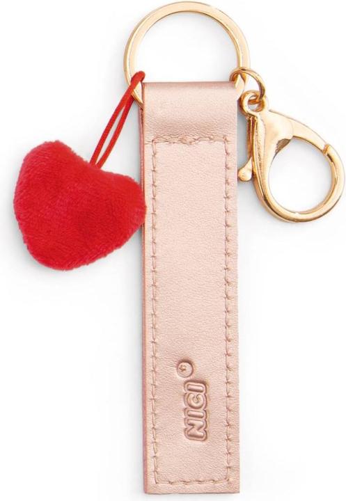 Produktbild Magni NICI Schlüsselanhänger Danke! Kunstlederband mit Herz roségold 10cm