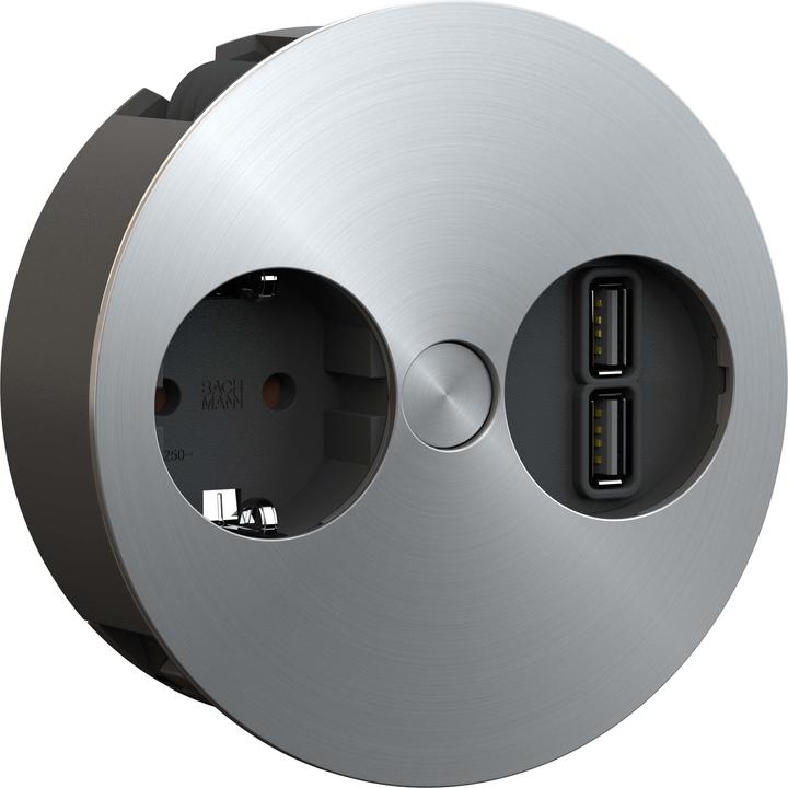 Bachmann TWIST 1xCEE7/3 1xUSB Charger