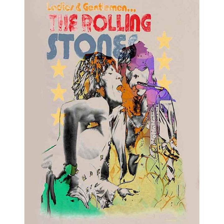 Immagine prodotto The Rolling Stones Acquerello sulla maglietta di Mick e Keith (XXL)
