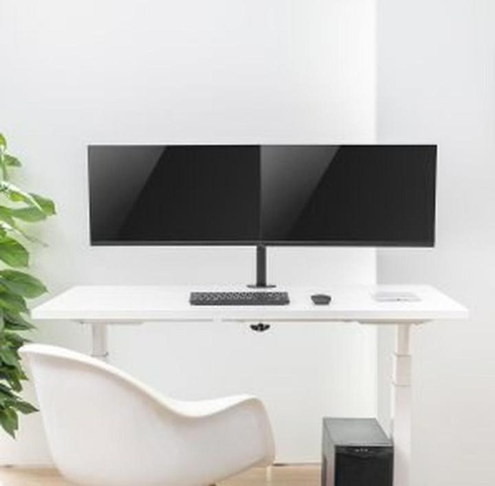 Immagine prodotto Maclean Uchwyt Biurkowy Na 2 Monitory LCD Mc-884 (Tavolo, 32.01")