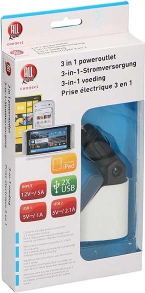 Produktbild All Ride Connect Lighterplug w/USB 2.1a