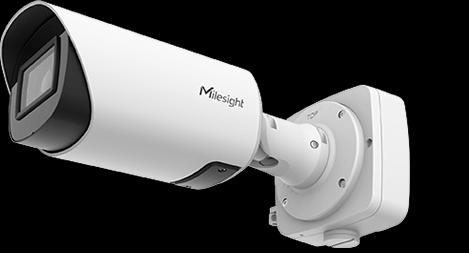 Actual product image Milesight NDAA AI Motorised Pro Bullet Plus network camera (2592 x 1944 pixels)