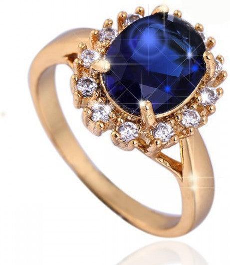 Hermex Gold Ring RGP mit Zirkonia - Gold Gr. 57 (57)