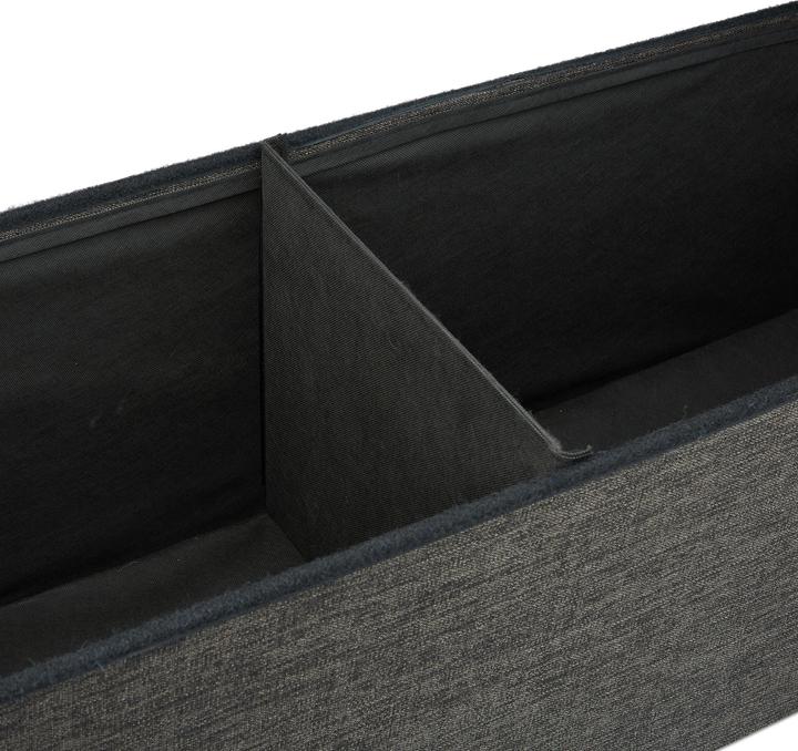 Actual product image Relaxdays Folding Storage Ottoman