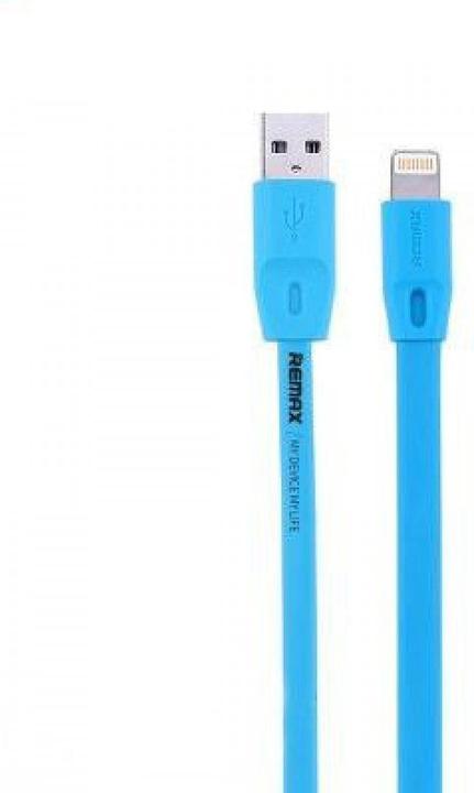 Actual product image Remax RPP-676 Xiaoxiao 2.1A Powerbank 5000mAh mit iPhone Kabel, Lila (5000 mAh)