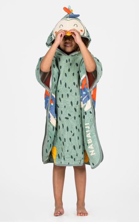 Immagine prodotto Nabaiji Bade-Poncho Baby - Papagei grün (95 C)