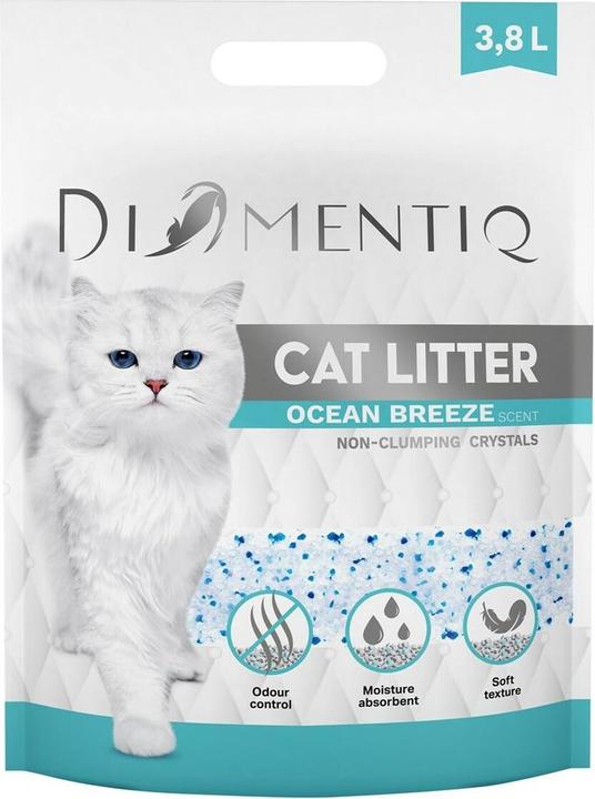 Actual product image Diamentiq Ocean Breeze - Cat litter - 3 8 l (1.50 kg)