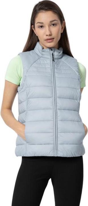 Actual product image 4F Ladies Down Vest F091 Light Blue SS23TDJAF091 34S (L) (34)