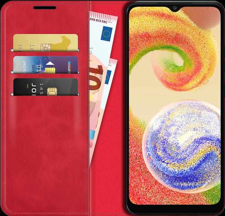 Produktbild Cazy Book Case Kompatibel mit Samsung Galaxy A04 - Hülle klappbar Magnetisch Kunstleder - (Samsung Galaxy A04)