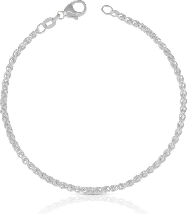 Muau Zopf (19 cm, 750/18K Weissgold)
