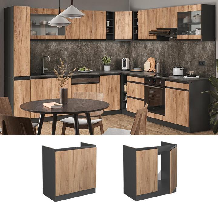 Actual product image Vicco Spülenunterschrank R-Line (80 x 60 x 81.5 cm)