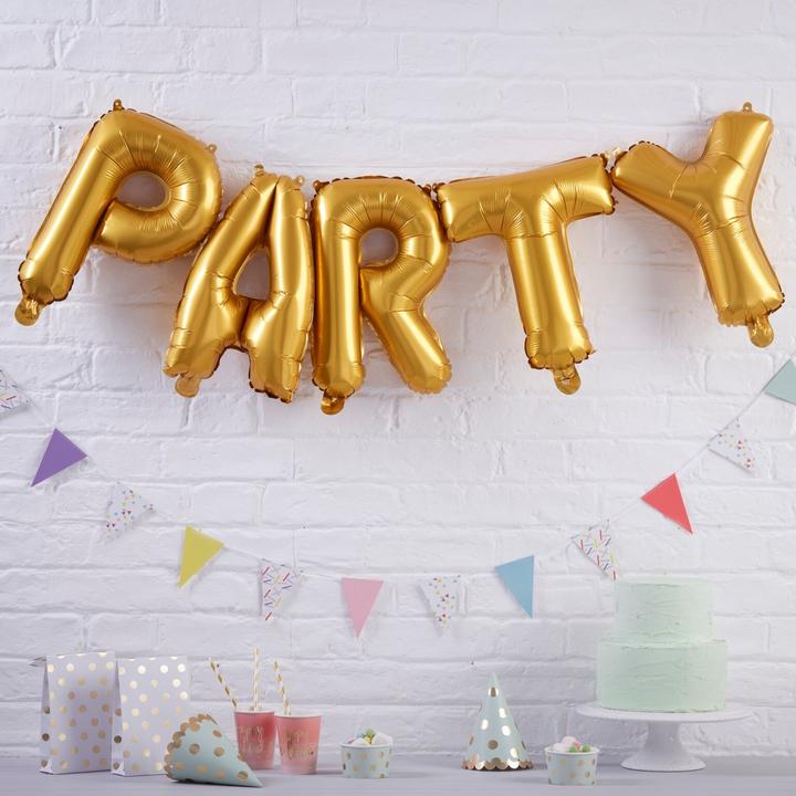 Produktbild Ginger Ray PARTY Ballon Gold