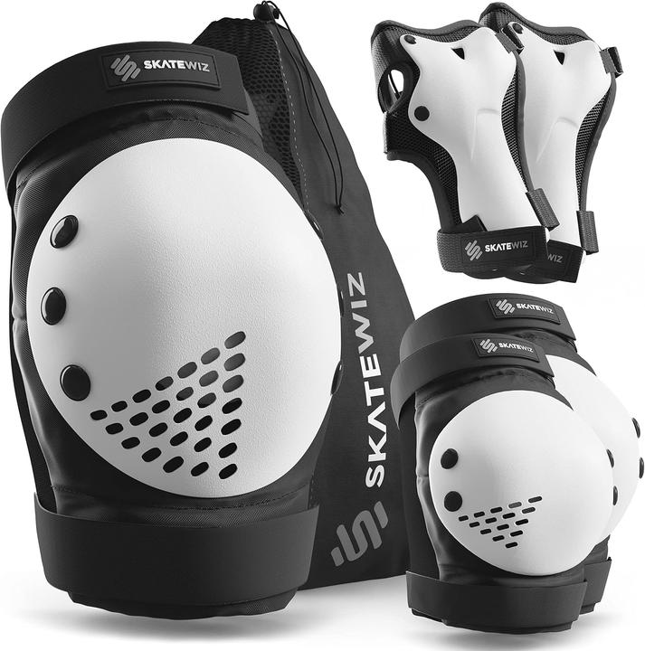 Produktbild Skatewiz Skate Protektoren (M, L, Handgelenkschoner, Knieschoner, Ellbogenschoner, 6 Stück)