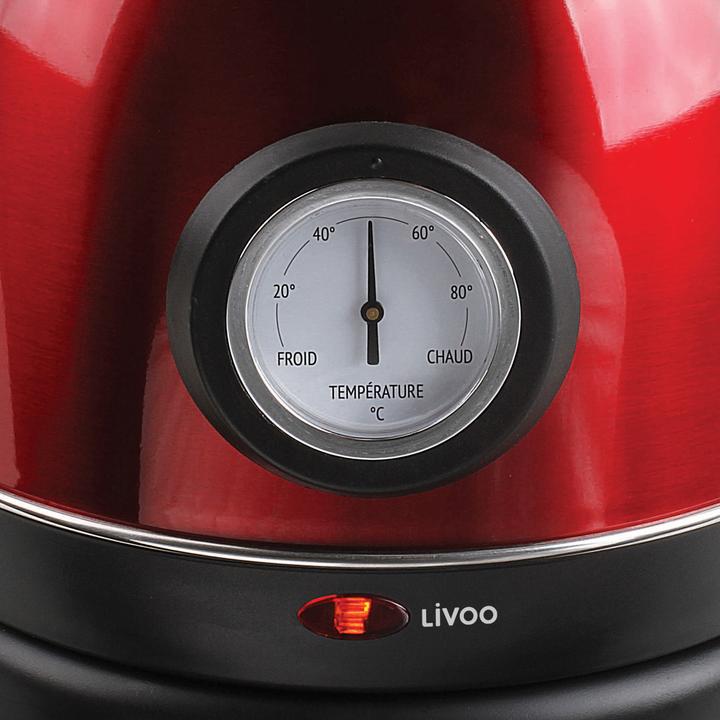 Produktbild Livoo Retro-Wasserkocher mit Thermometer (1.80 l)
