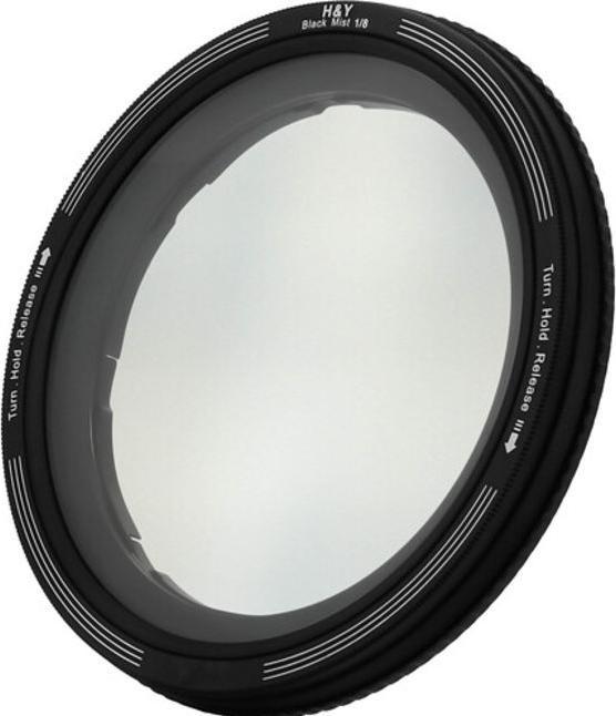 Actual product image H&Y REVORING Black Promist 1/8 Filter (58-77mm) (Black Mist Filter, 77 mm)