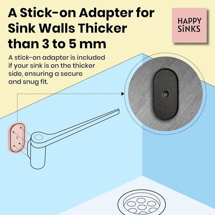 Produktbild Happy Sinks Magnetischer Geschirrtuchhalter - Geeignet für Metallsenken