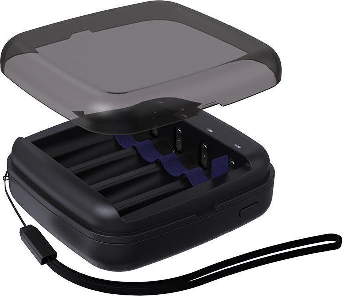 Immagine prodotto Xtar BC4 Caricabatterie per batterie R03 / AAA e R6 / AA Li-Ion 1 5V / NiMH (1 pz., AAA, AA, Accumulatore di carica elettrica)