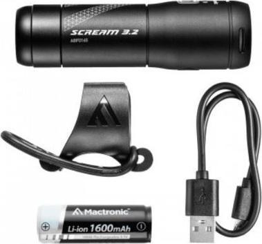 Produktbild Mactronic Scream 3.2 600lm wiederaufladbare Fahrradfrontleuchte (9.60 cm, 600 lm)