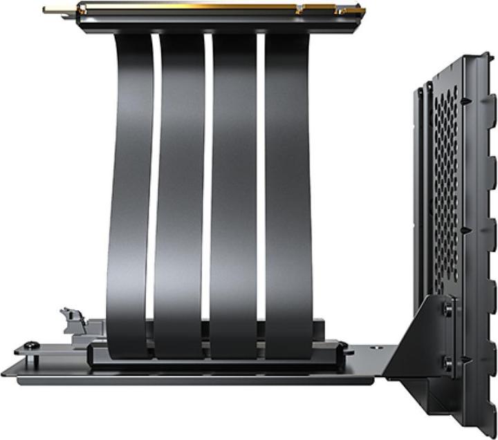 Actual product image Montech Vertical GPU mounting kit, PCIe 4.0 riser cable (black, 20cm)