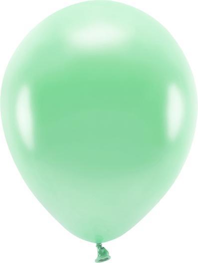 Produktbild Partydeco Luftballons mint metallisiert Eco (10 x)