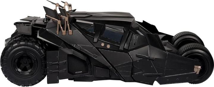 Actual product image McFarlane DC Multiverse Vehicle Tumbler with Lucuis Fox (The Dark Knight) (Gold Label)