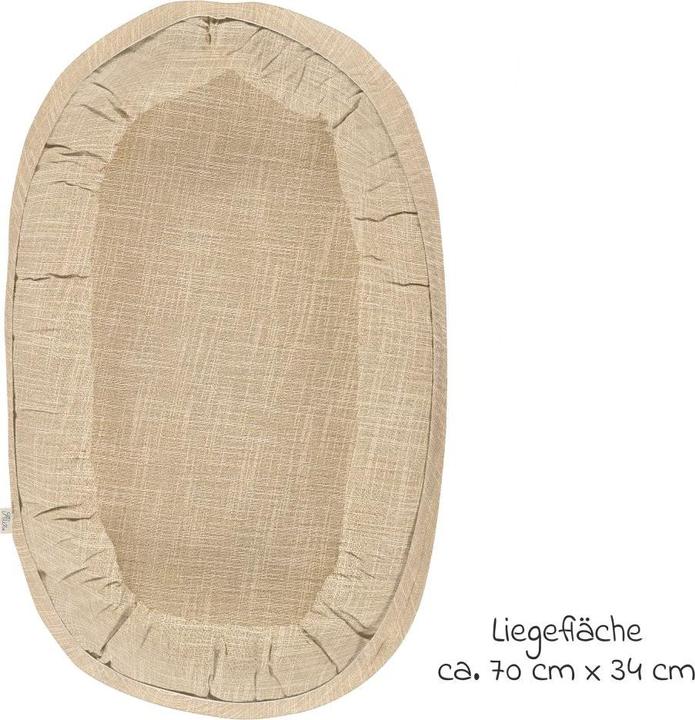Produktbild Alvi Babynestchen & Bettschlangen Schlummer-Nestchen - Slub Muslin