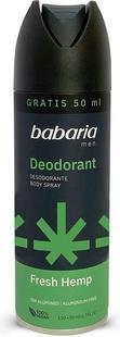 Babaria Hemp Body Spray for Men 200ml (Spray, 200 ml)