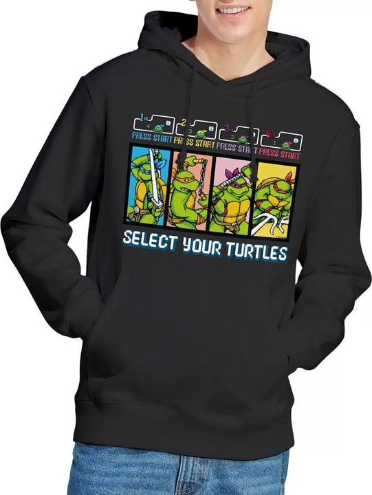 Immagine prodotto Teenage Mutant NT Select Your Turtles Felpa con Cappuccio Uomo (L)