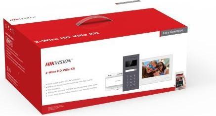 Produktbild Hikvision DS-KIS704EY-ACW2/Aluminium 2-Draht HD KIT (Funk)