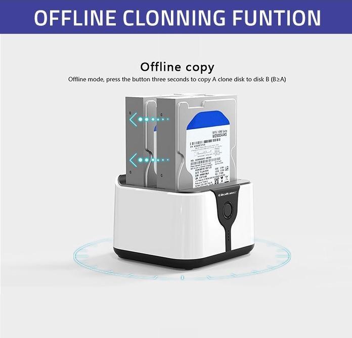 Actual product image Qoltec Stacja dokujaca do dysków HDD S
