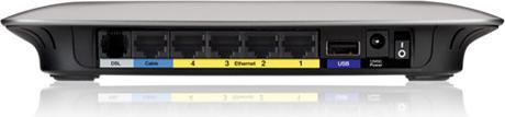 Produktbild Linksys X3000, analog ADSL2+ Modem-Router, WLAN 300Mbit