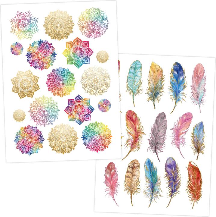 Immagine prodotto Papierdrachen Set di tatuaggi metallici 2 - Mandala