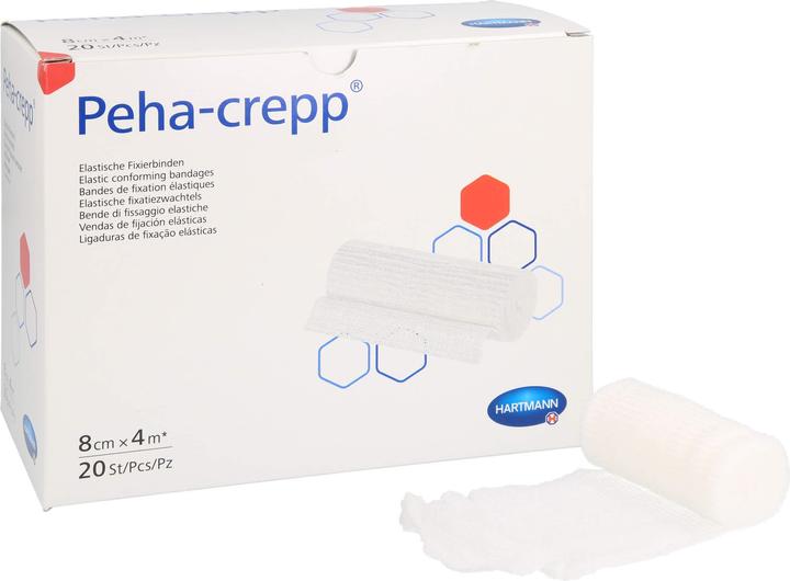 Produktbild IVF Hartmann Kreppbinde 4mx8cm weiss