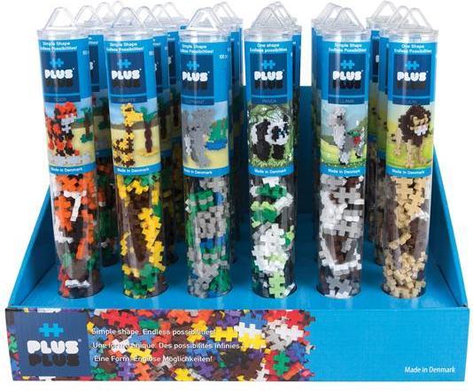 Actual product image Plus-Plus Tube Display Zoo