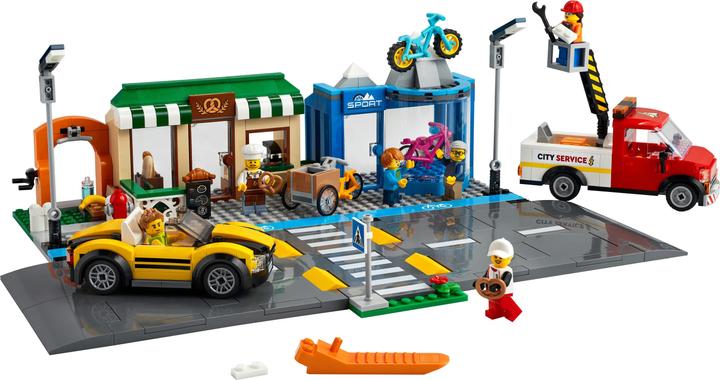 Produktbild LEGO Einkaufsstrasse mit Geschäften (60306, LEGO City)