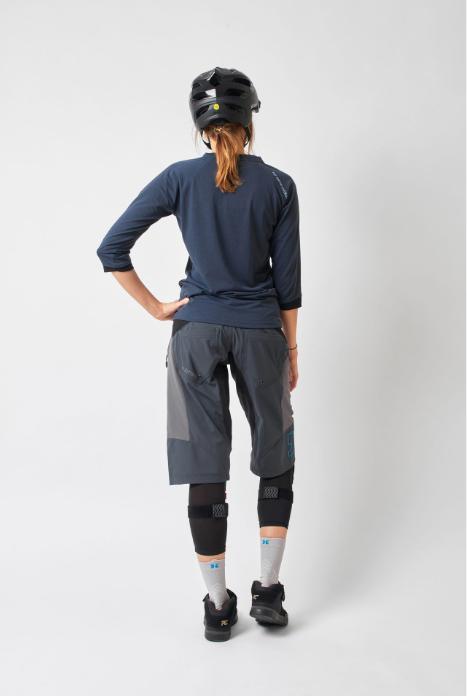 Actual product image dirtlej Trailscout Shorts Half & Half Ladies, grey/peach, L (L)